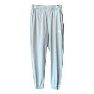 3/$25*Adidas women’s train essentials woven lightweight pants in baby blue M